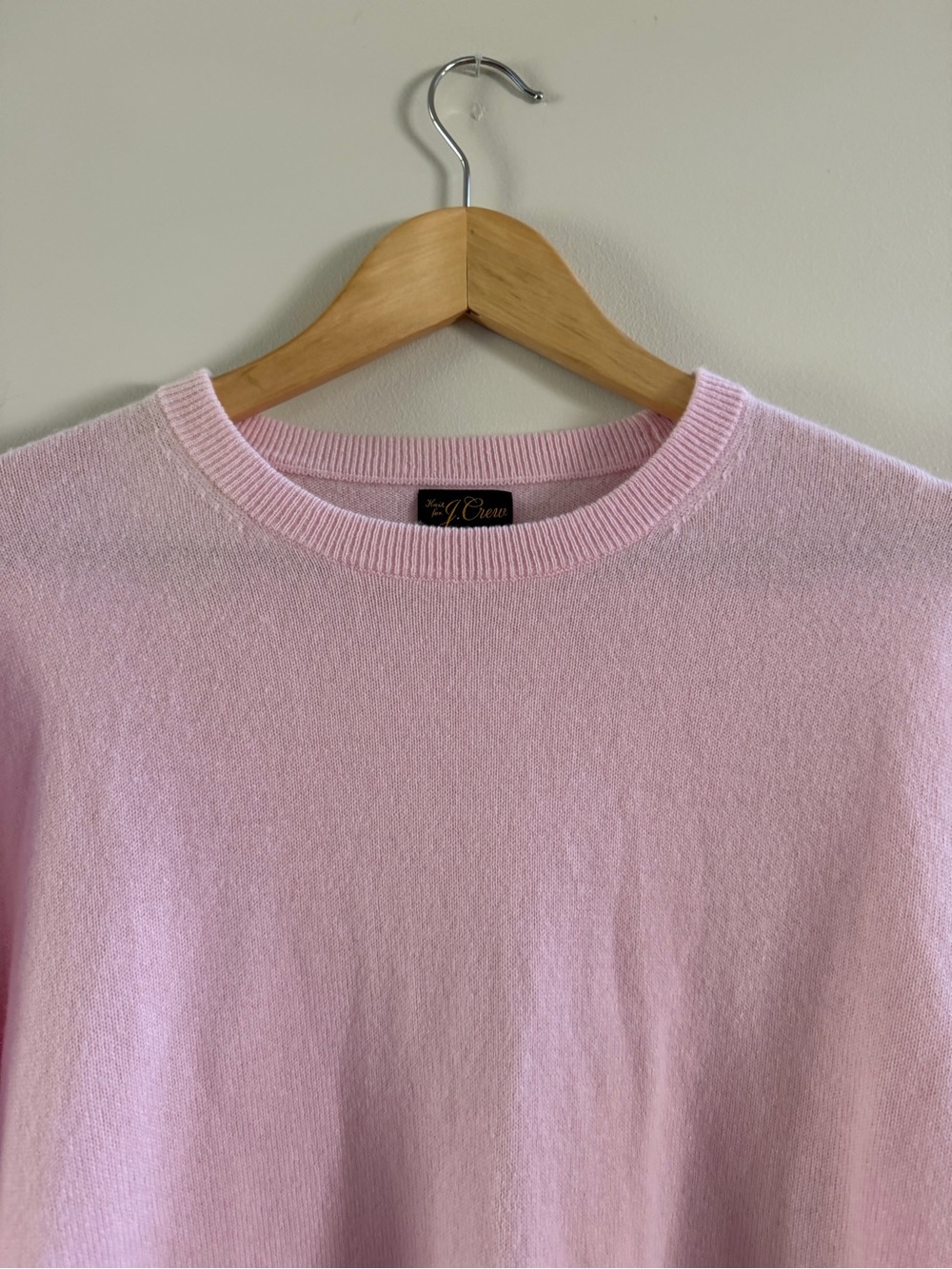 J. Crew 100% cashmere Crewneck women’s Sweater - Pink-medium - Picture 3 of 10